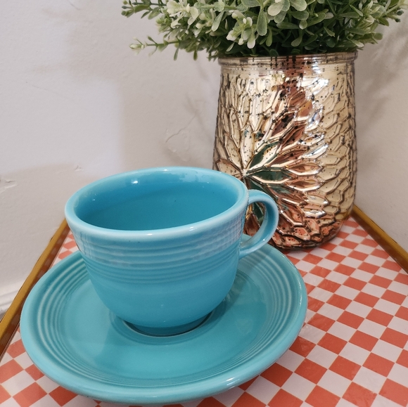 fiestaware set of 3 teacups - Picture 3 of 6